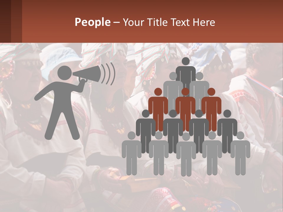 Wave Mother Pensioner PowerPoint Template