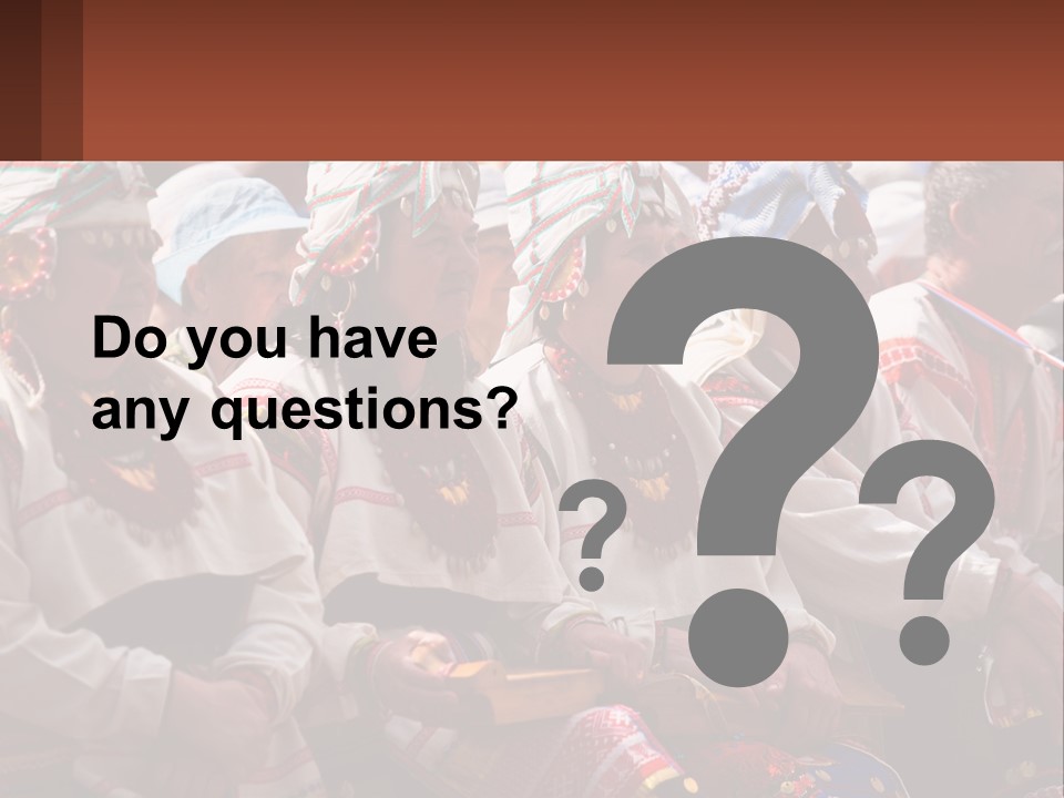 Wave Mother Pensioner PowerPoint Template