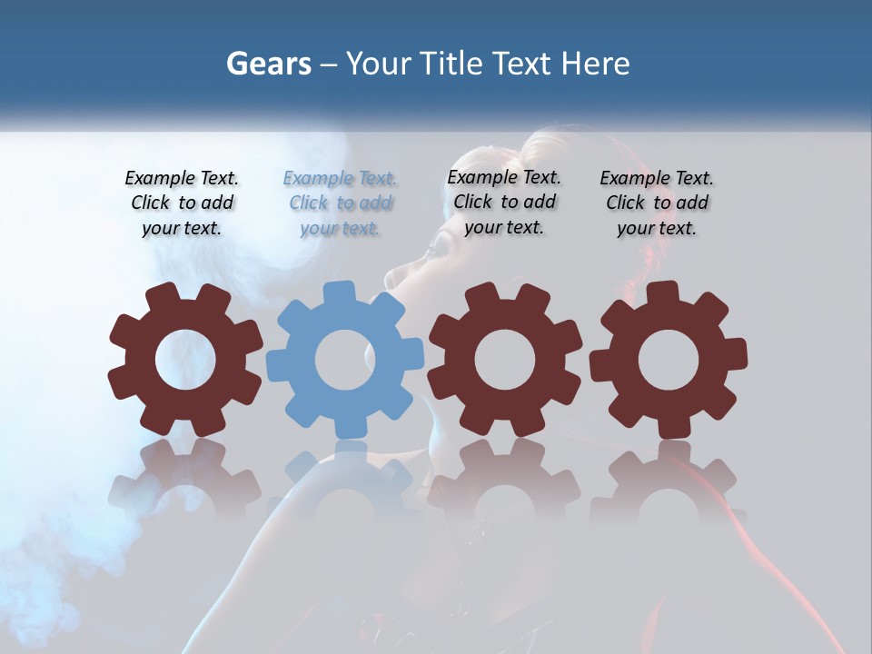 Parent Mother Peaceful PowerPoint Template