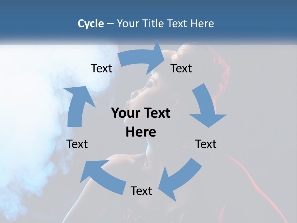 Parent Mother Peaceful PowerPoint Template