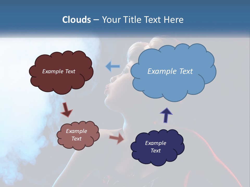Parent Mother Peaceful PowerPoint Template
