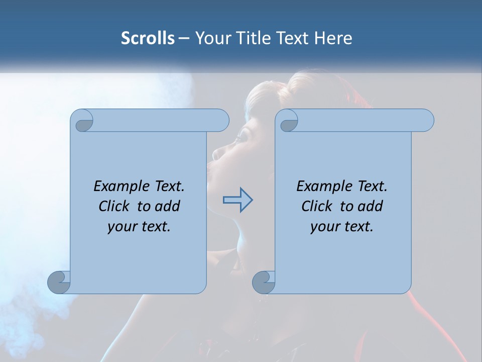 Parent Mother Peaceful PowerPoint Template