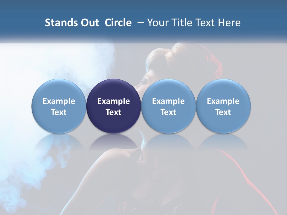 Parent Mother Peaceful PowerPoint Template