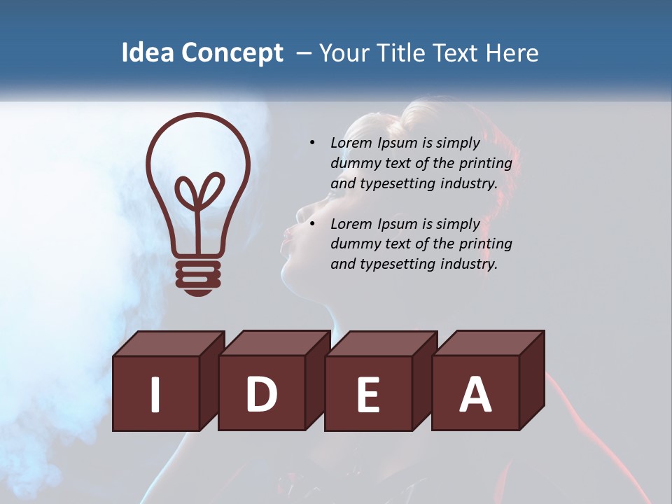 Parent Mother Peaceful PowerPoint Template