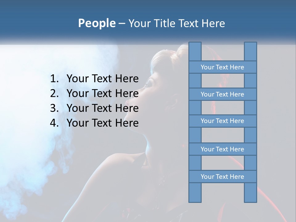 Parent Mother Peaceful PowerPoint Template