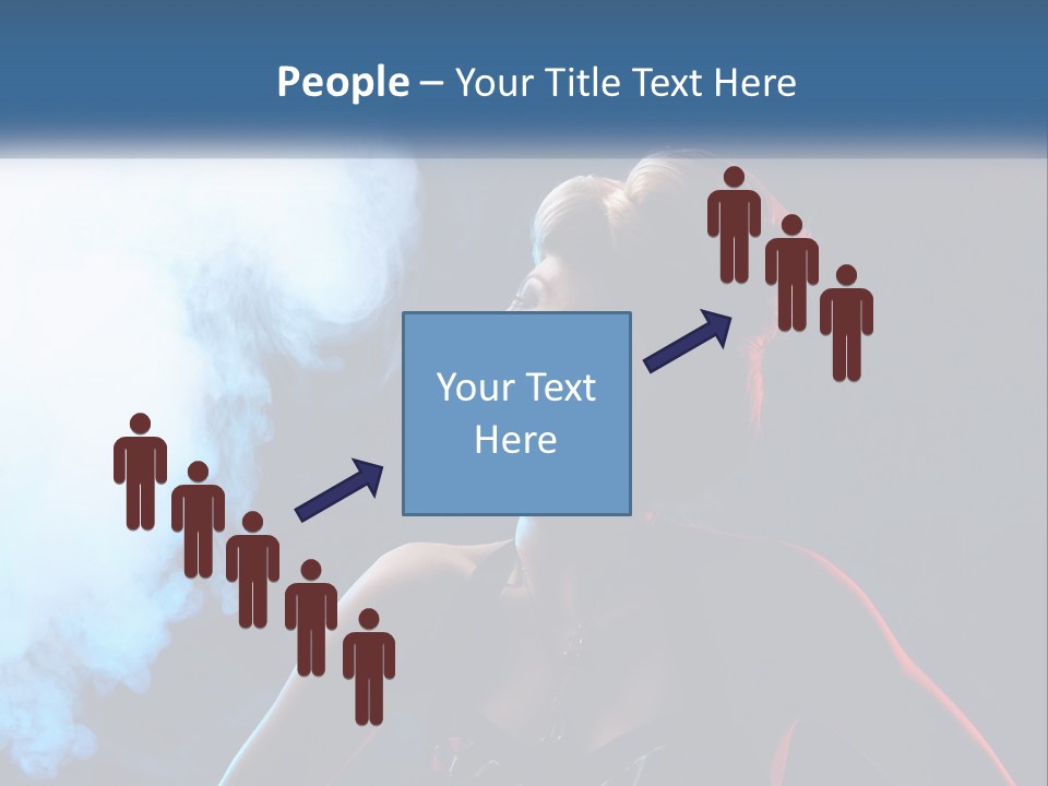 Parent Mother Peaceful PowerPoint Template