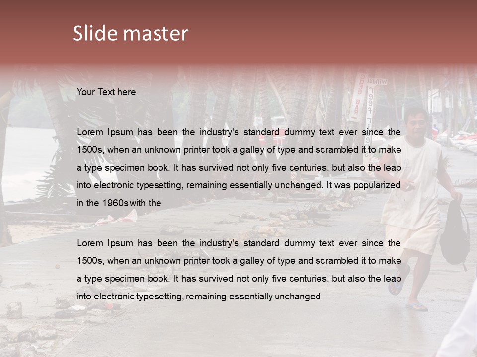 Retirement Family Old PowerPoint Template