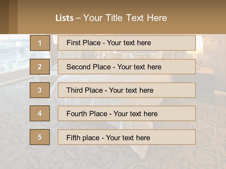 Lifestyle Retirement Standing PowerPoint Template