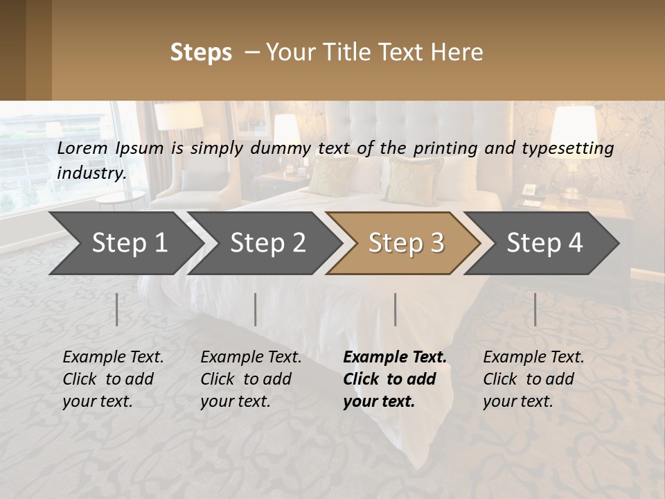 Lifestyle Retirement Standing PowerPoint Template