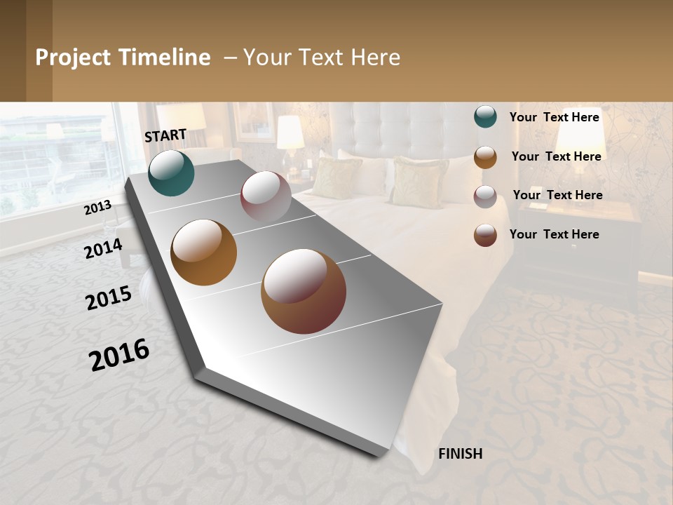 Lifestyle Retirement Standing PowerPoint Template