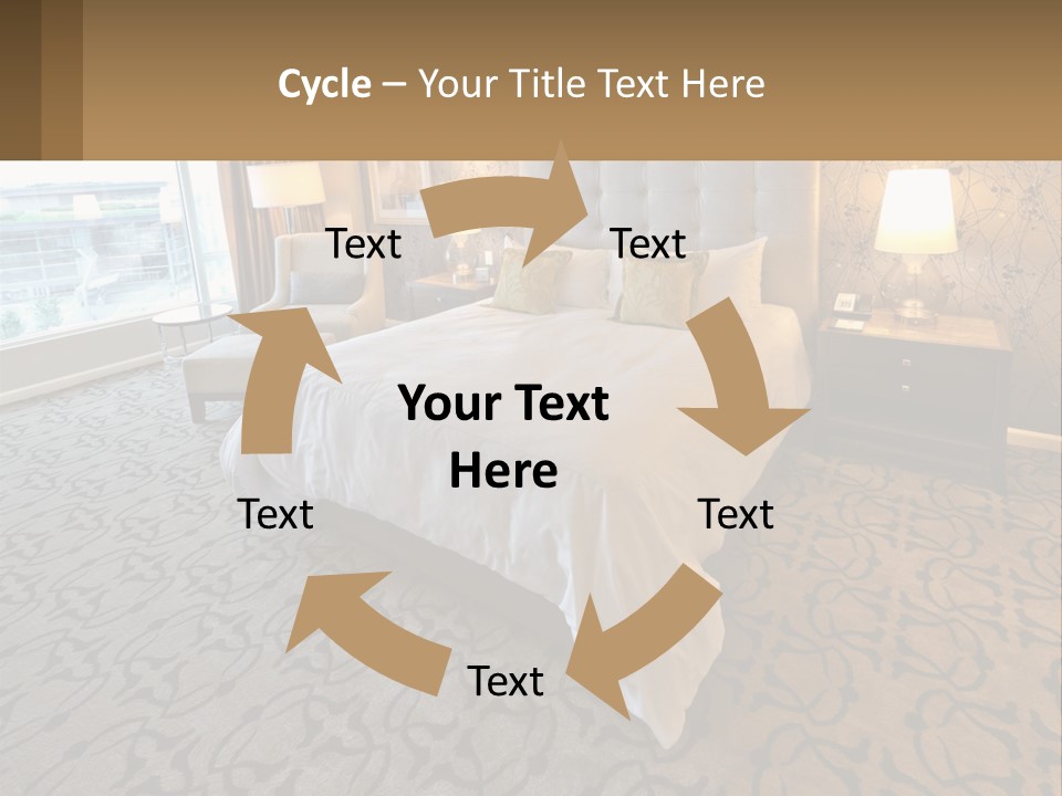 Lifestyle Retirement Standing PowerPoint Template