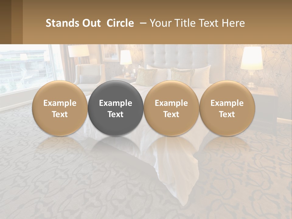 Lifestyle Retirement Standing PowerPoint Template