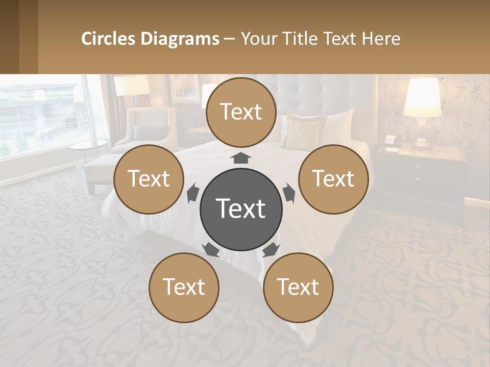 Lifestyle Retirement Standing PowerPoint Template