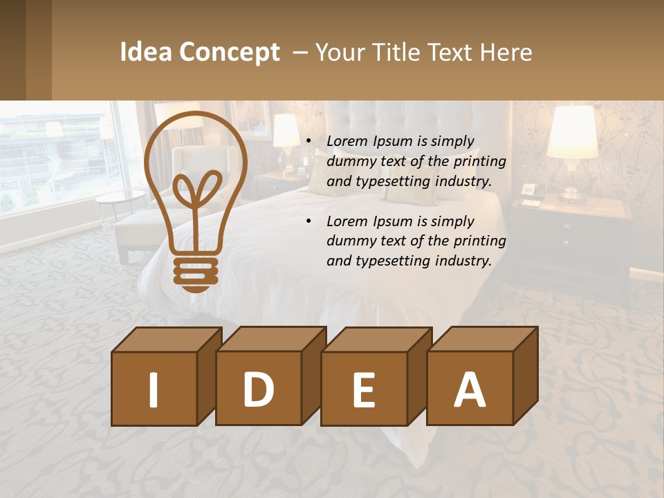 Lifestyle Retirement Standing PowerPoint Template