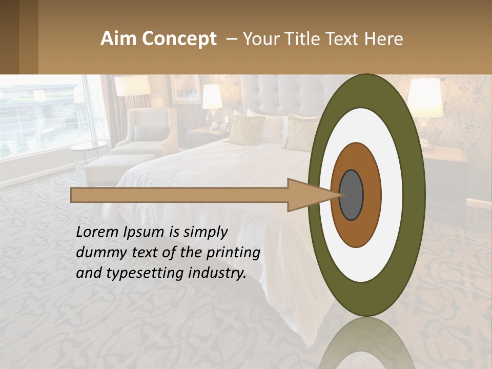 Lifestyle Retirement Standing PowerPoint Template