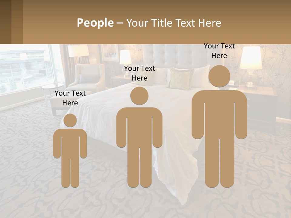 Lifestyle Retirement Standing PowerPoint Template