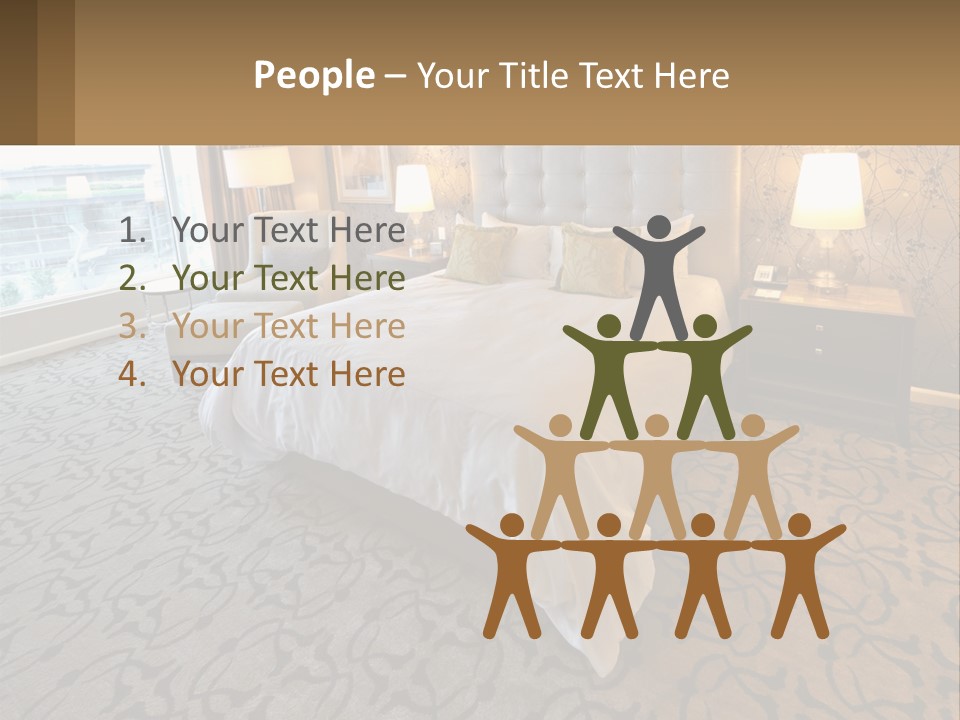 Lifestyle Retirement Standing PowerPoint Template