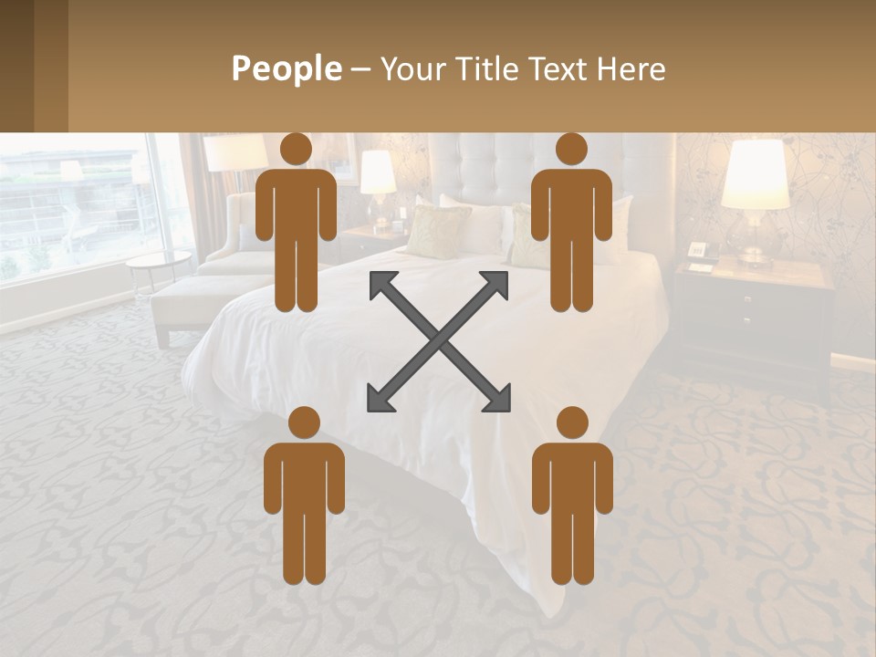 Lifestyle Retirement Standing PowerPoint Template