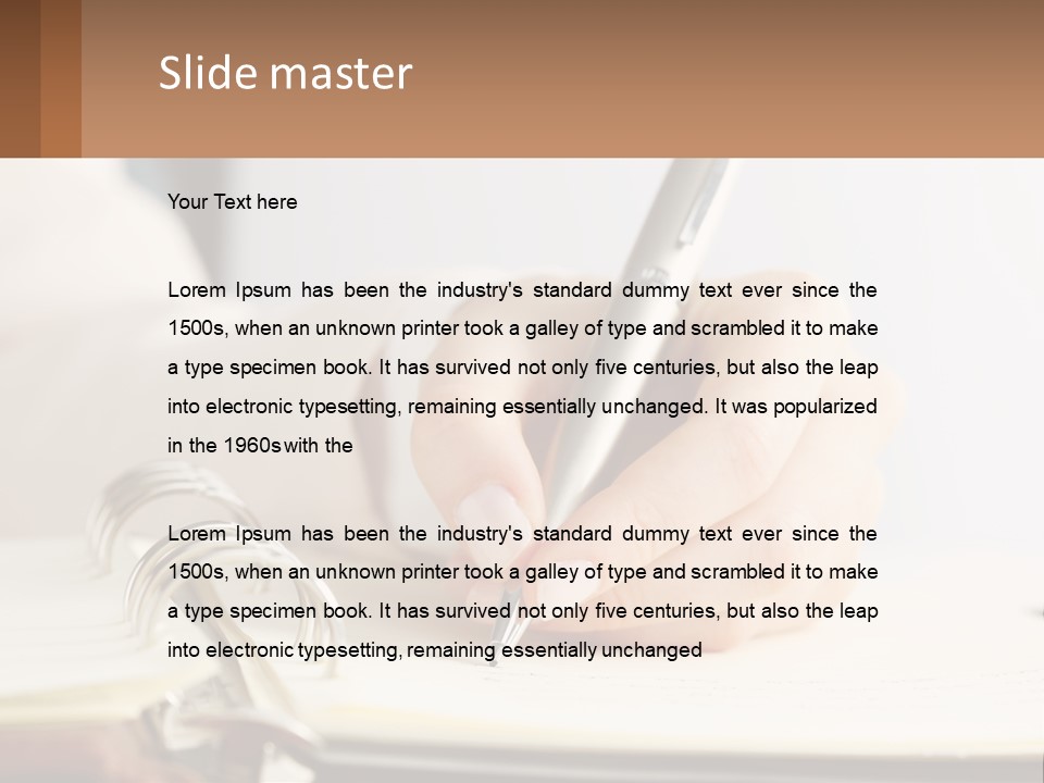 Peaceful Ocean Calm PowerPoint Template