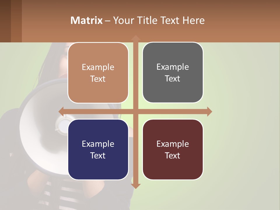 Standing Older Lifestyle PowerPoint Template