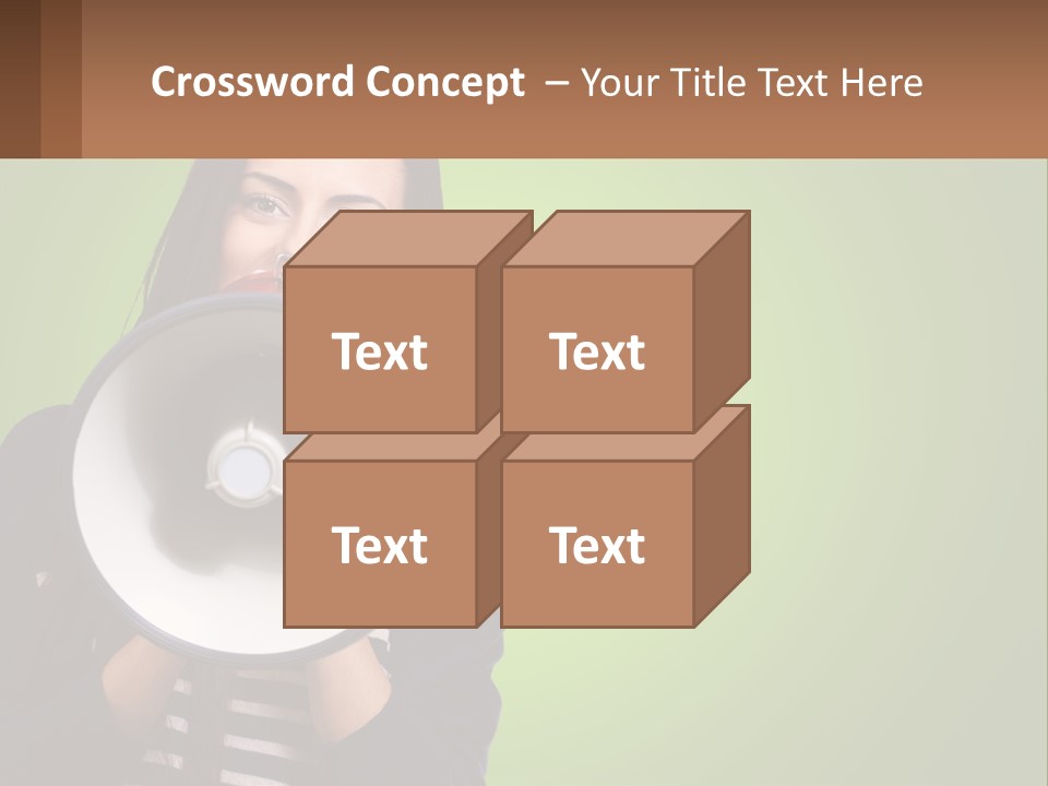 Standing Older Lifestyle PowerPoint Template