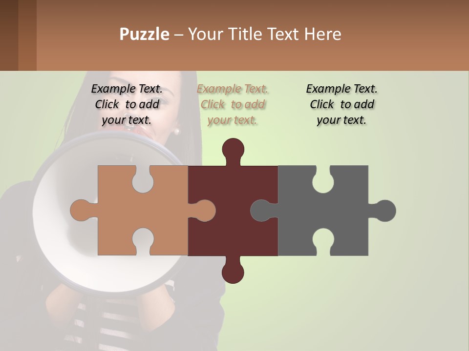 Standing Older Lifestyle PowerPoint Template