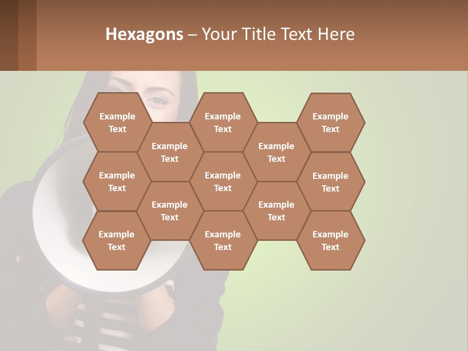 Standing Older Lifestyle PowerPoint Template