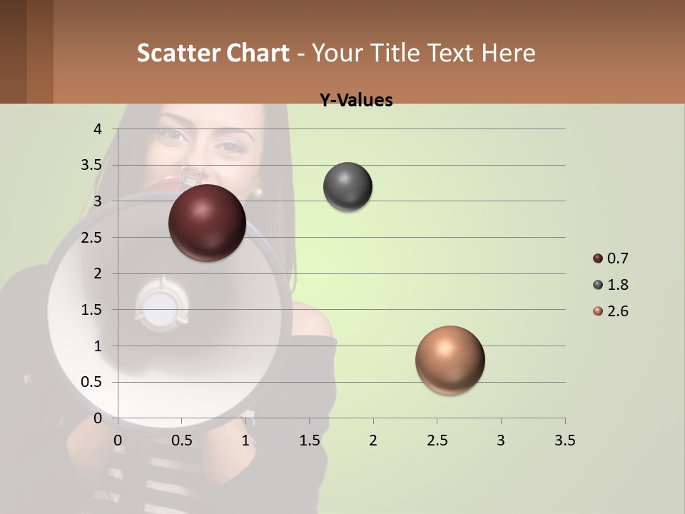 Standing Older Lifestyle PowerPoint Template