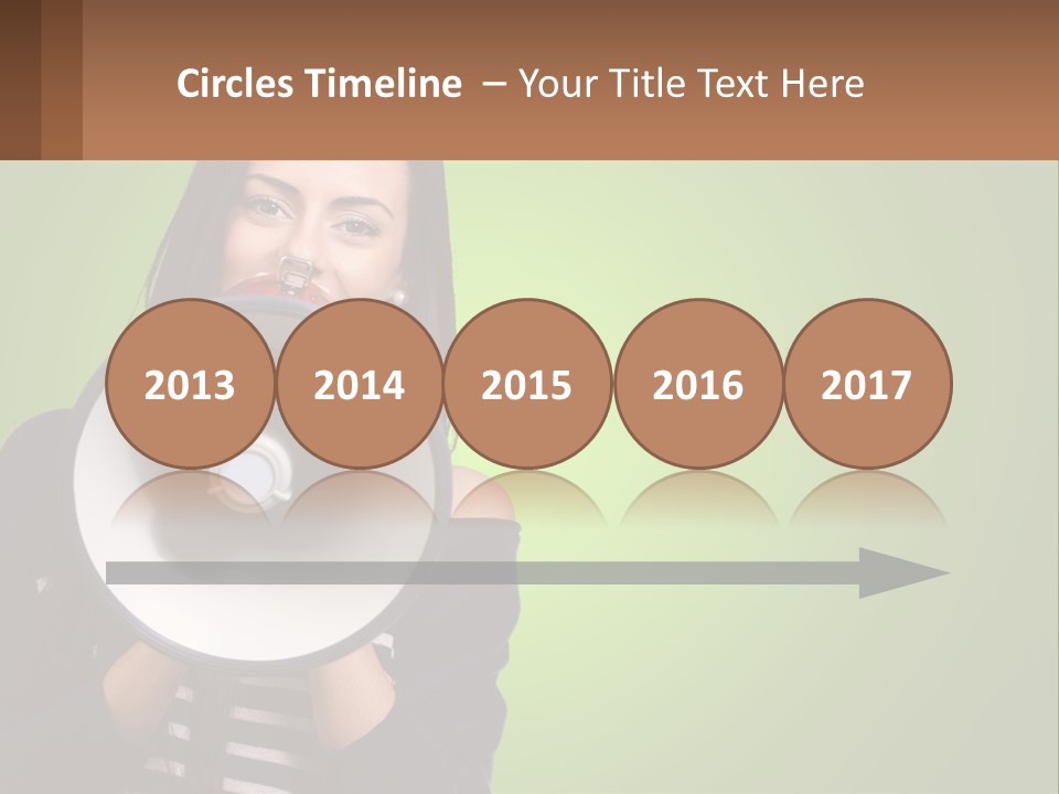 Standing Older Lifestyle PowerPoint Template