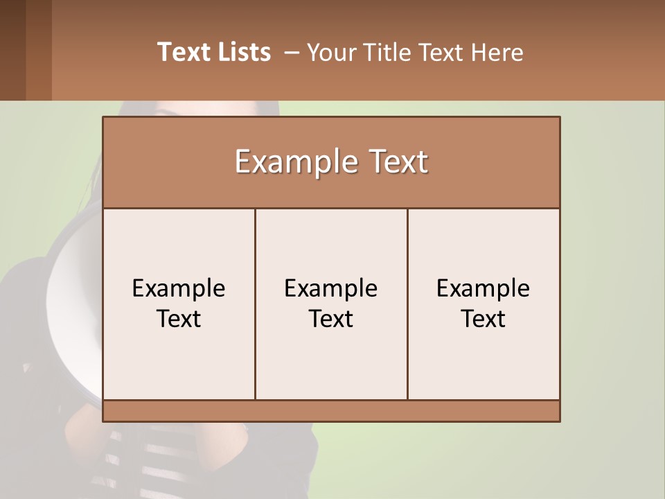 Standing Older Lifestyle PowerPoint Template