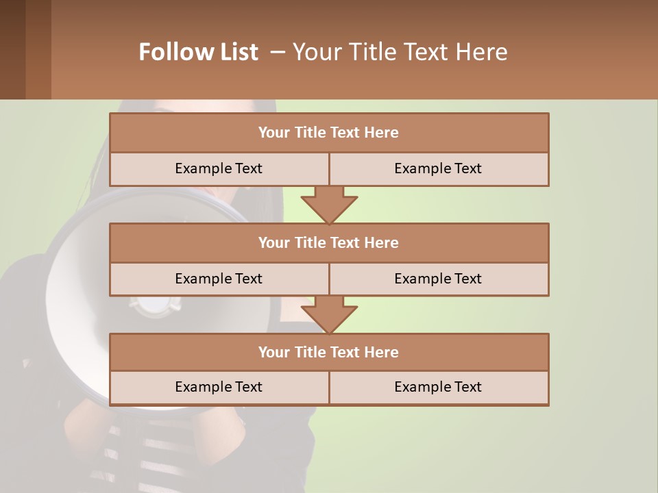 Standing Older Lifestyle PowerPoint Template