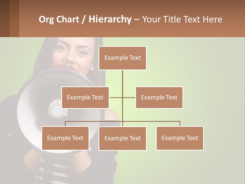 Standing Older Lifestyle PowerPoint Template