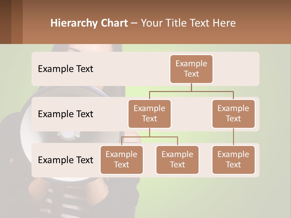 Standing Older Lifestyle PowerPoint Template