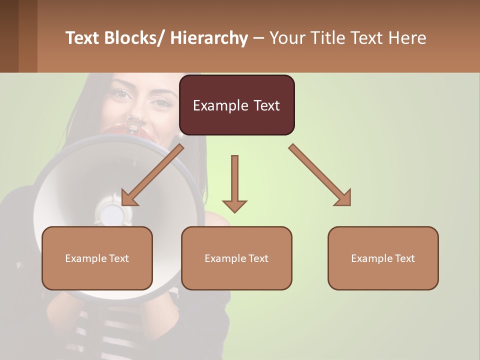 Standing Older Lifestyle PowerPoint Template