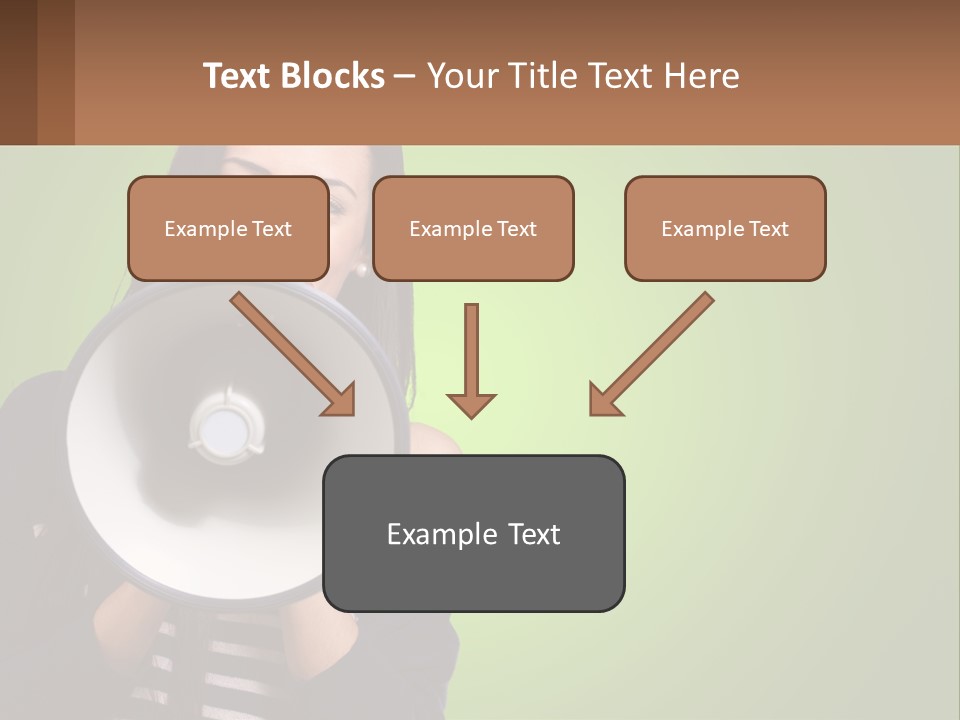 Standing Older Lifestyle PowerPoint Template