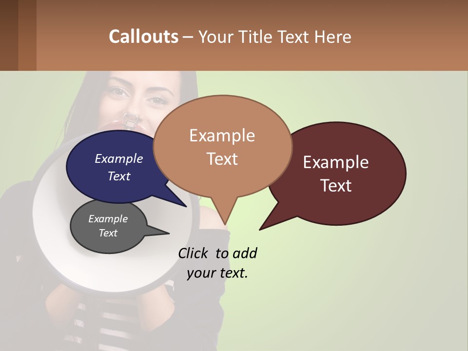 Standing Older Lifestyle PowerPoint Template