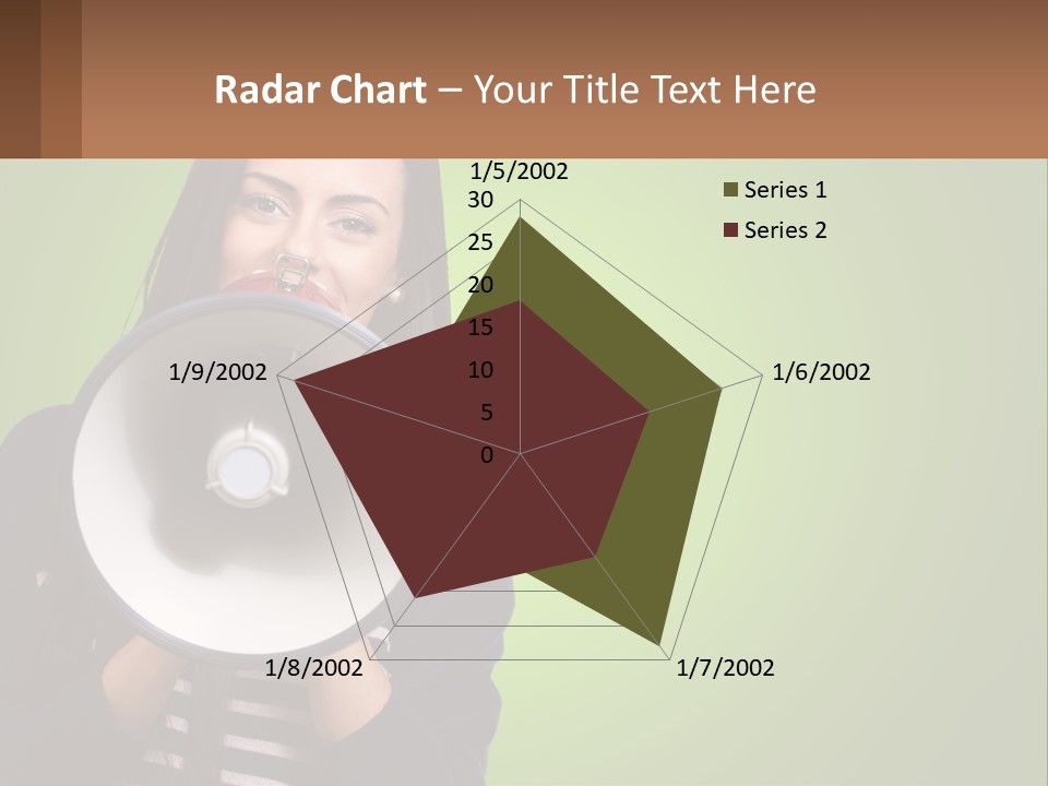 Standing Older Lifestyle PowerPoint Template