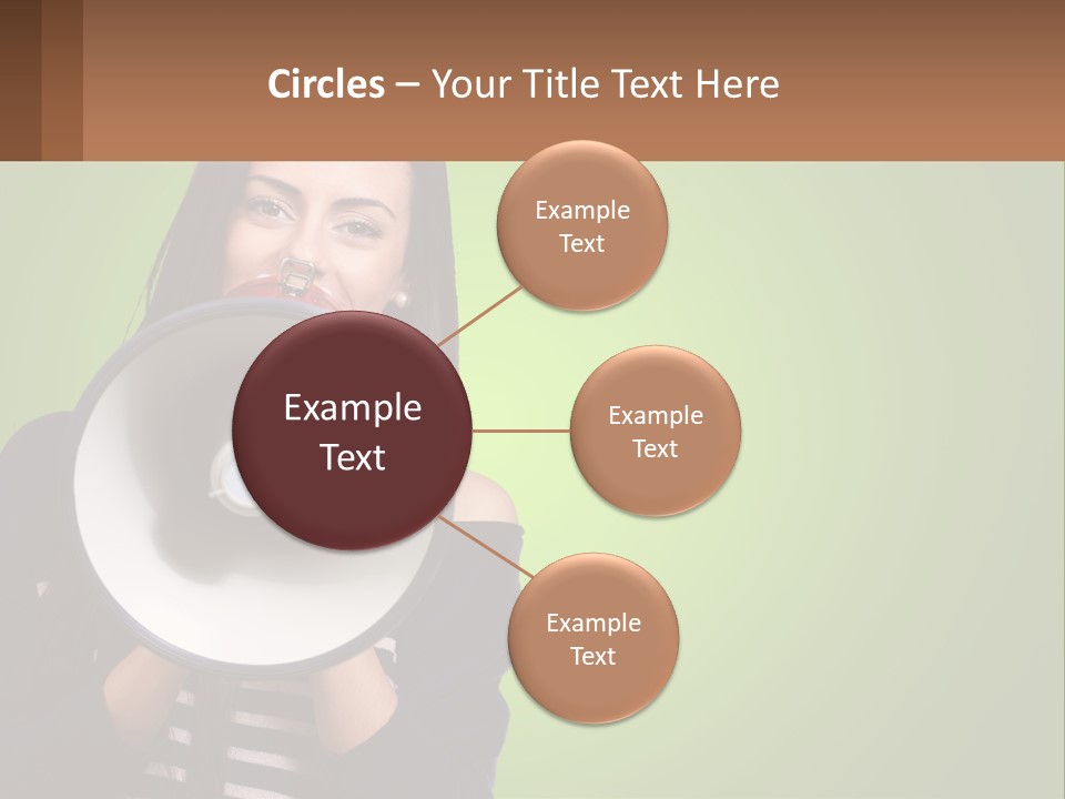 Standing Older Lifestyle PowerPoint Template