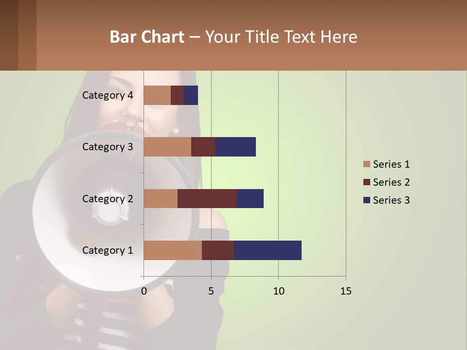 Standing Older Lifestyle PowerPoint Template