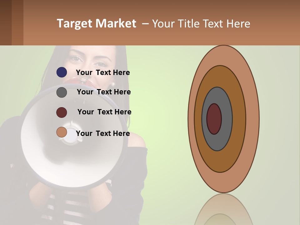 Standing Older Lifestyle PowerPoint Template