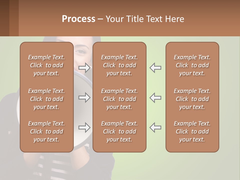 Standing Older Lifestyle PowerPoint Template