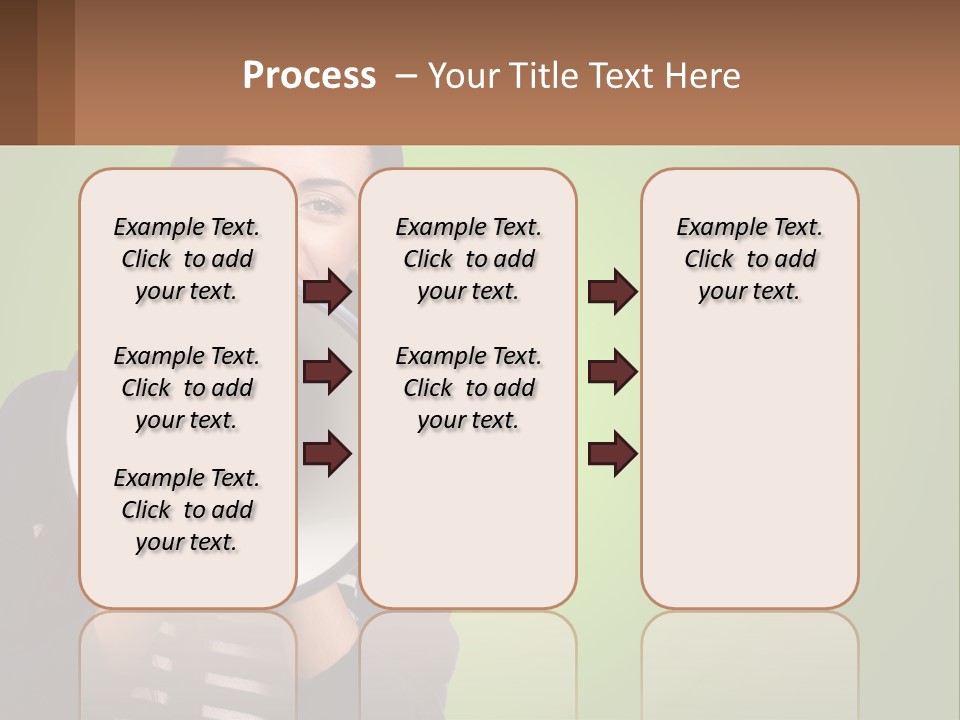 Standing Older Lifestyle PowerPoint Template