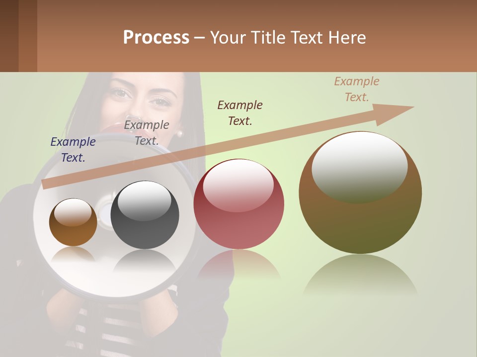 Standing Older Lifestyle PowerPoint Template