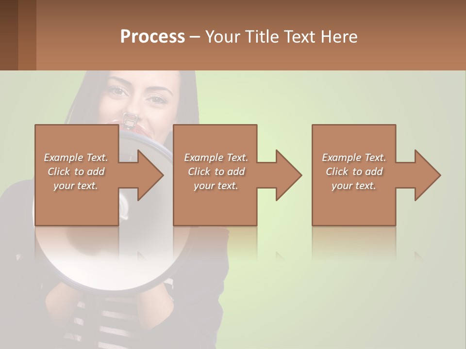 Standing Older Lifestyle PowerPoint Template
