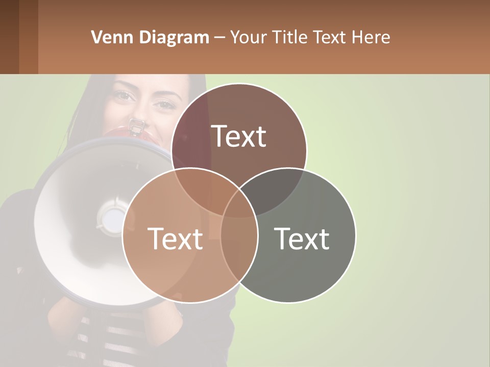 Standing Older Lifestyle PowerPoint Template