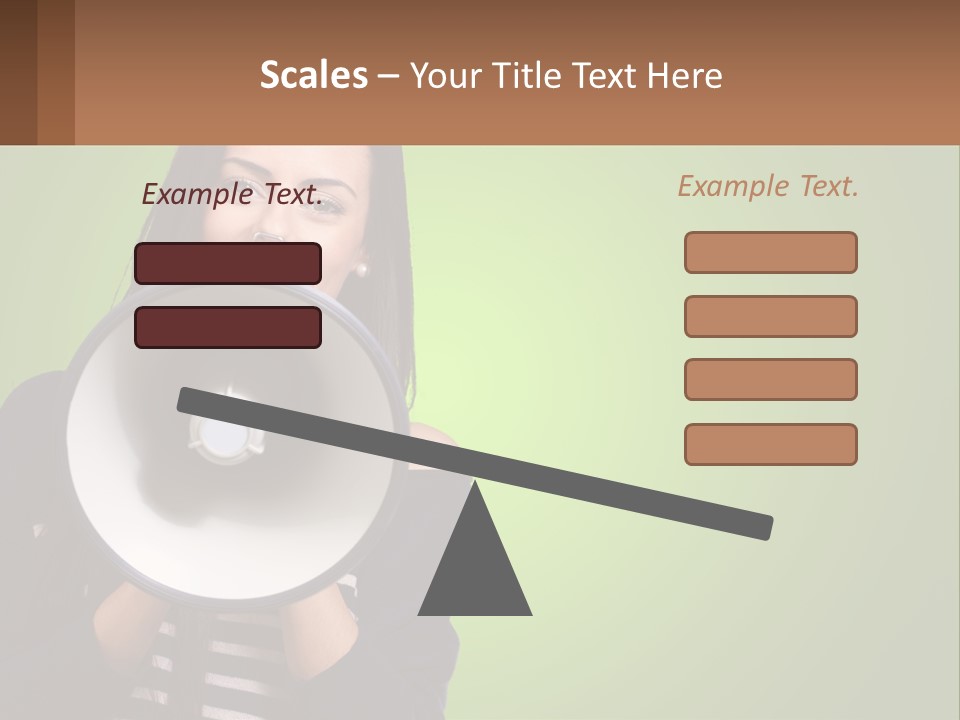 Standing Older Lifestyle PowerPoint Template