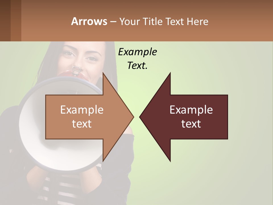 Standing Older Lifestyle PowerPoint Template