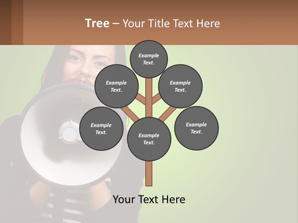 Standing Older Lifestyle PowerPoint Template