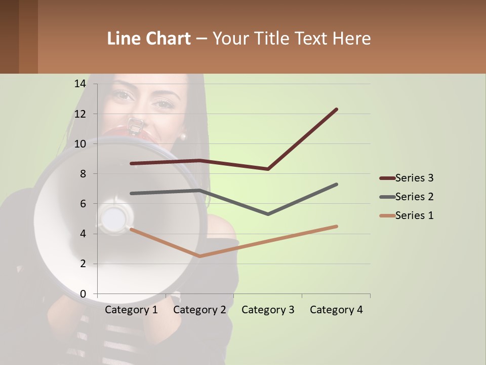 Standing Older Lifestyle PowerPoint Template