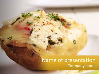 Half Melted Snack PowerPoint Template